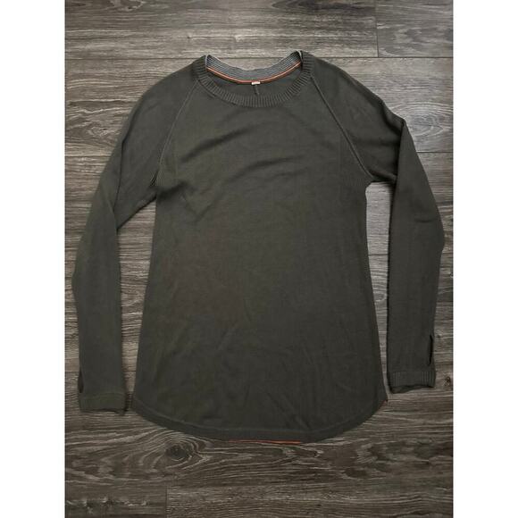 lululemon athletica Sweaters - Lululemon Sunshine Coast Long Sleeve Fatigue Green
